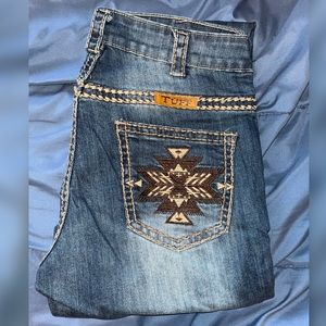 Women’s Cowgirl Tuff Bootcut Jeans. Size 31x33